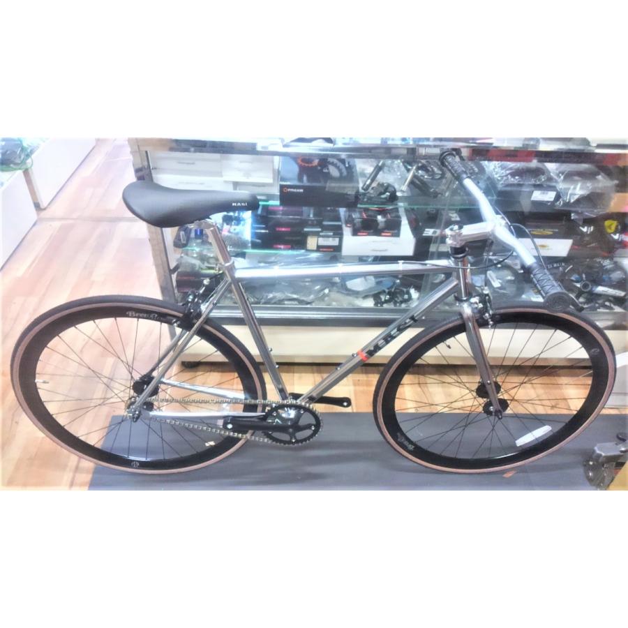完売御礼 アウトレット品 未使用車 Masi マジィ Fixed Uno Riser Chrome ピストバイク Hyaku Cycle 通販 Yahoo ショッピング