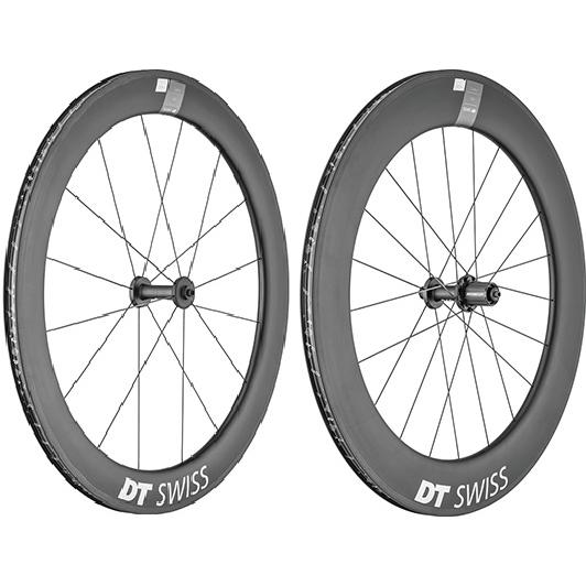 DT SWISS PRC1400 前後カーボンホイール　リムブレーキ用 タイヤ付 新品 DT SWISS ARC 1400 ダイカット 前62 後80 リムブレーキ仕様 前後