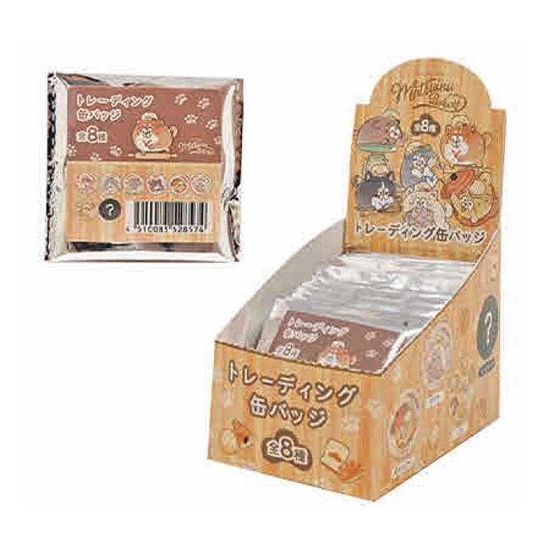 松犬 缶バッジ レトロ喫茶柄 箱買い 16個セット 松犬喫茶