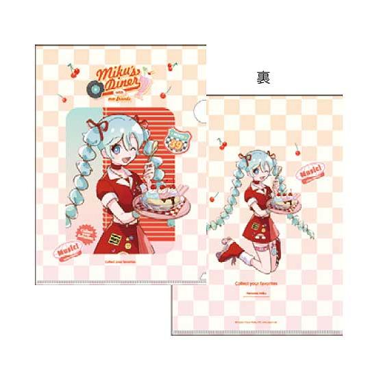 初音ミク A4 アクリルホルダー ダイナー柄 : ひゃくえもんplus - 通販