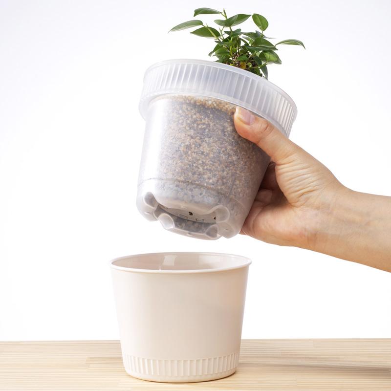 イノマタ化学 観察できる植木鉢 : ひゃくえもんplus - 通販 - Yahoo