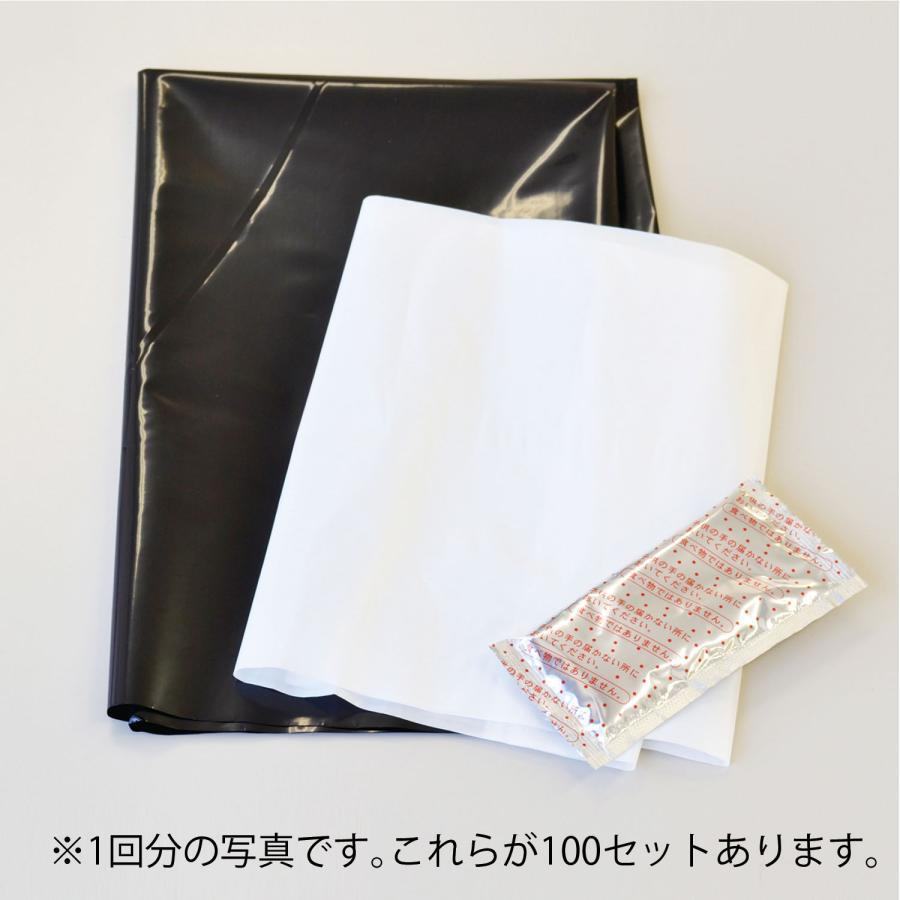 簡易トイレ 非常用トイレ 携帯 緊急 簡易トイレ 100回分 小久保工業所_2