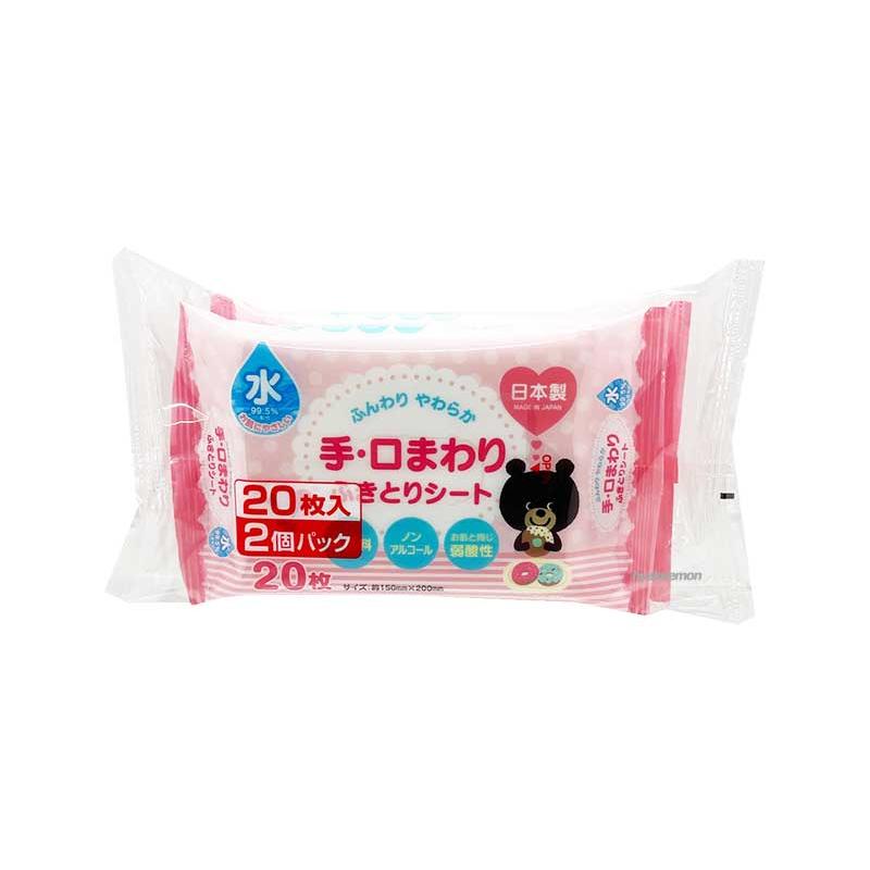 ミニ手口まわり ふきとりシート 20枚×2個入 : ひゃくえもんplus - 通販