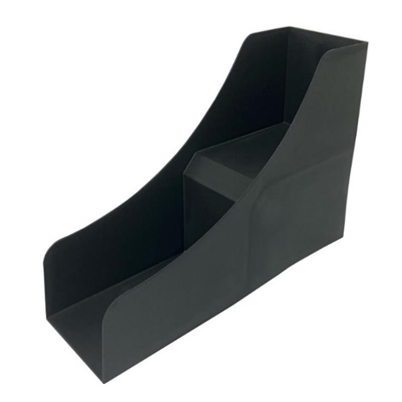 コミック 収納 本棚 整理 2段式コミックスタンド ブラック サナダ精工