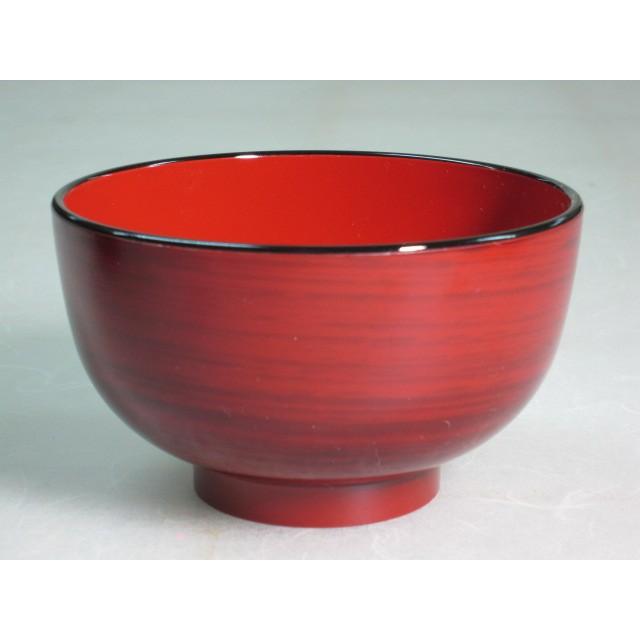 レンジ 食洗機対応 汁椀 京型 杢目内朱 おしゃれ汁椀 高級汁椀 普段使い汁椀 味噌汁椀 オシャレ汁椀 かわいい汁椀 超安い