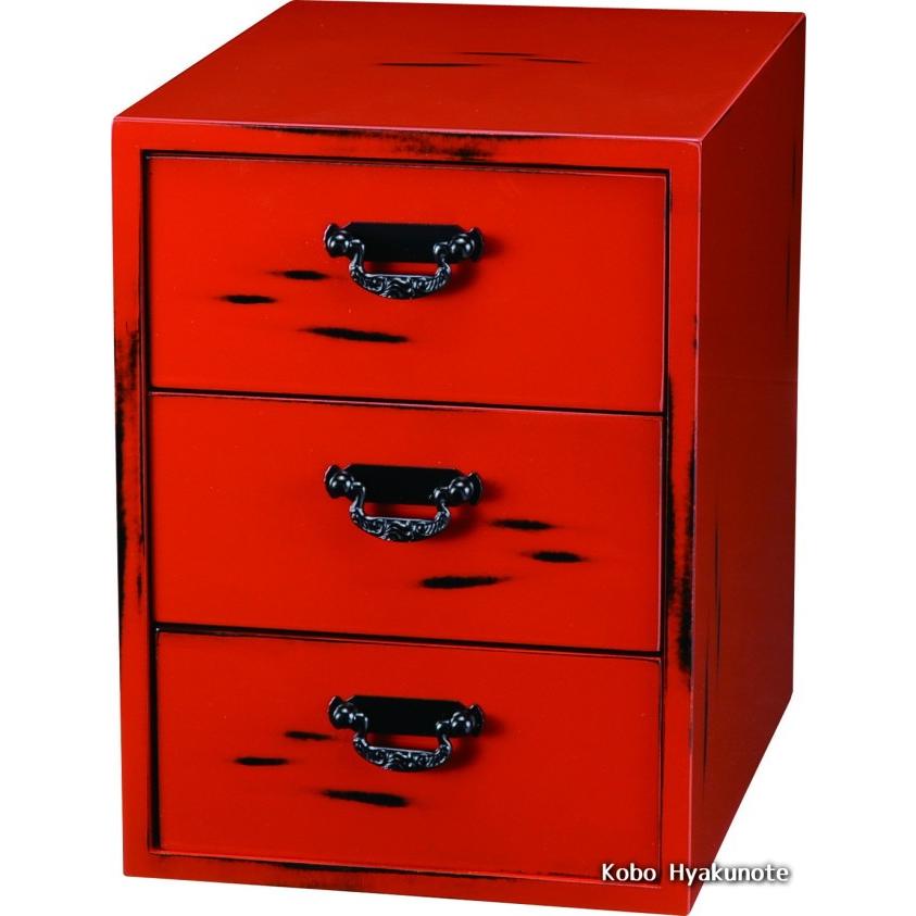 姫鏡台 島安汎工芸製作所 根来塗姫鏡台 ドレッサー うるし漆器