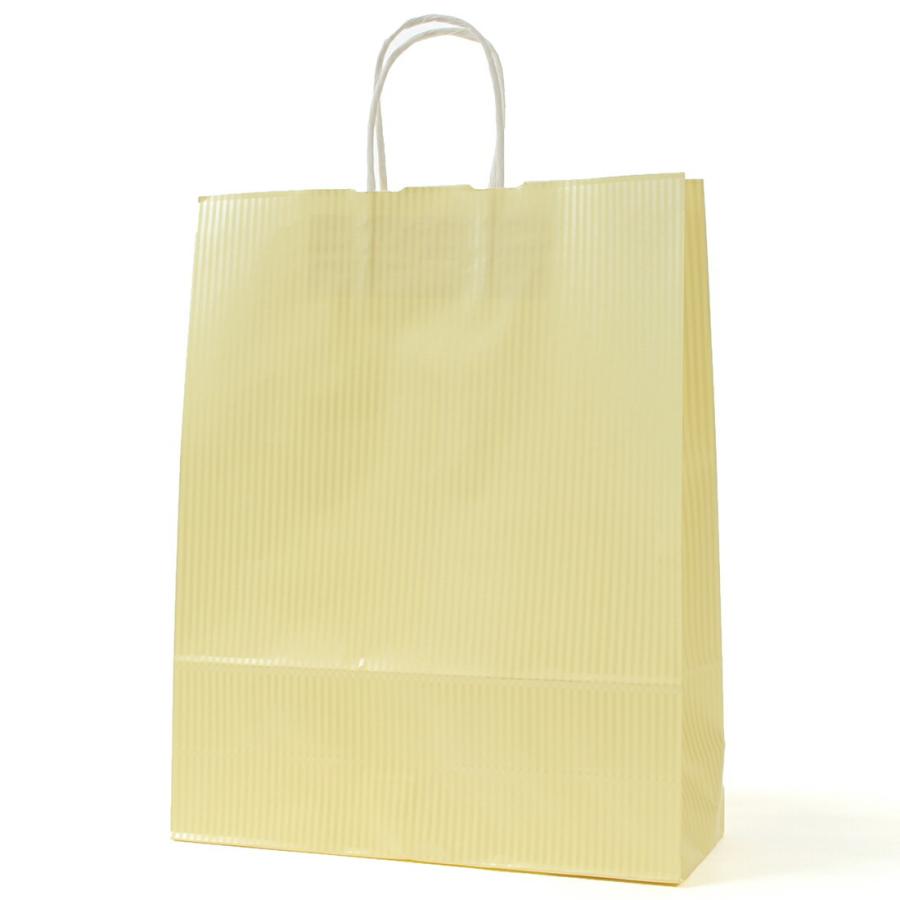 自動手提袋 HZ クリスタル イエロー 50枚日本製 高品質 紙袋 ギフト