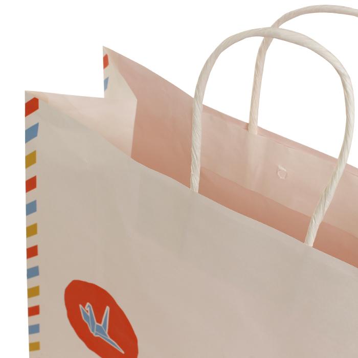 パックタケヤマ 福袋用紙袋 自動手提袋 HV100 ハッピーバッグ寿 50枚