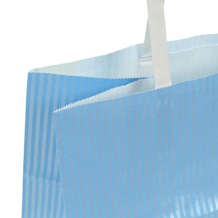 700円引きとポイント5倍 平紐手提袋 H平26 クリスタル ブルー 200枚日本製 高品質 紙袋  ギフト プレゼント イベント アレンジ シンプル_4