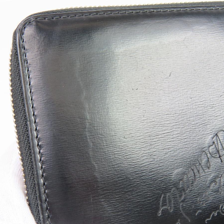 綺麗Berluti ベルルッティ カリグラフィ ロングウォレット ラウンド