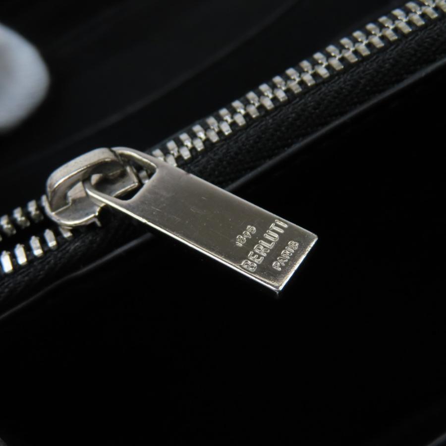 綺麗Berluti ベルルッティ カリグラフィ ロングウォレット ラウンド