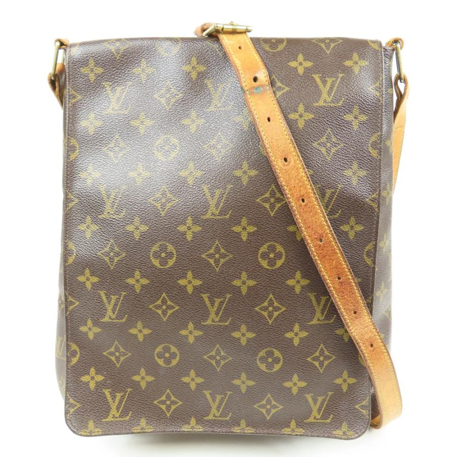 LOUIS VUITTON ルイヴィトン ミュゼット ヴィンテージ モノグラム ショルダーバッグ PVC/ヌメ革 ブラウン レディース【中古】 LOUIS VUITTON（ルイ・ヴィトン） ミュゼット ヴィンテージ モノグラム