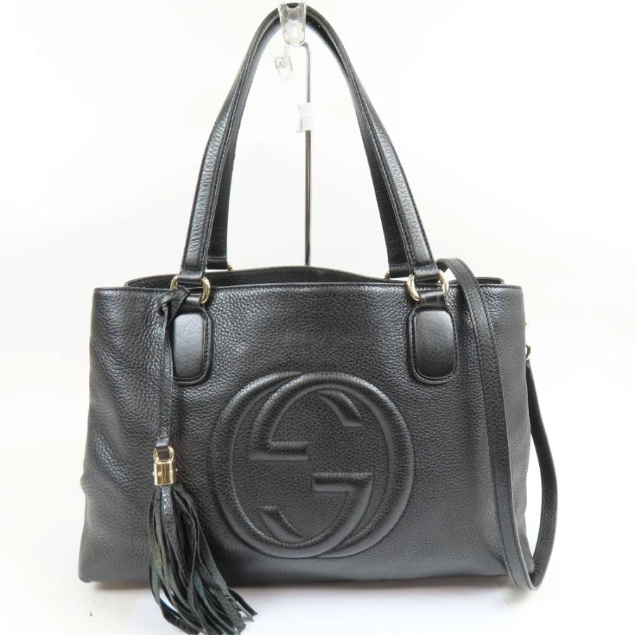 GUCCI（グッチ） 美品GUCCI 308363 ソーホー トートバッグ 2WAY