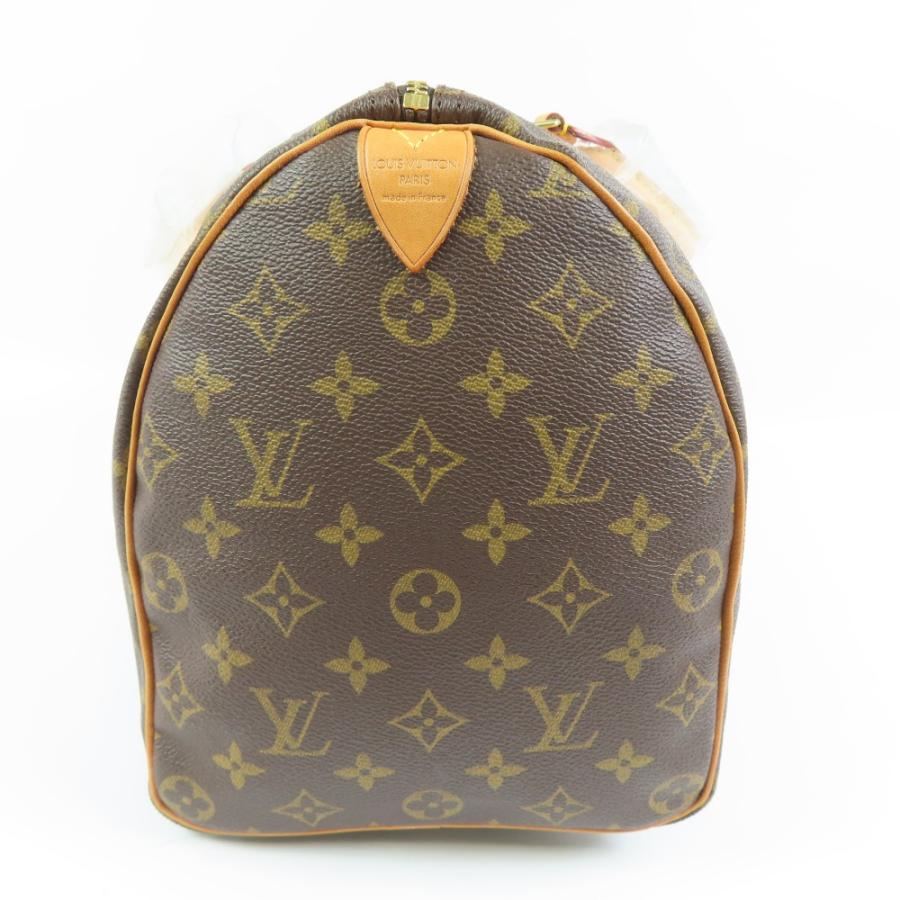 新品同様美品 LOUIS VUITTON ルイヴィトン スピーディ35 ミニボストンバッグ ヴィンテージ モノグラム ハンドバッグ PVC ヌメ革 ブラウン レディース【中古】_2