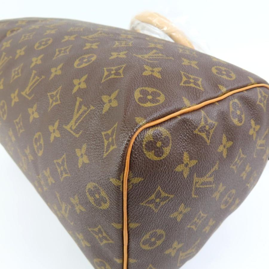 新品同様美品 LOUIS VUITTON ルイヴィトン スピーディ35 ミニボストンバッグ ヴィンテージ モノグラム ハンドバッグ PVC ヌメ革 ブラウン レディース【中古】_7