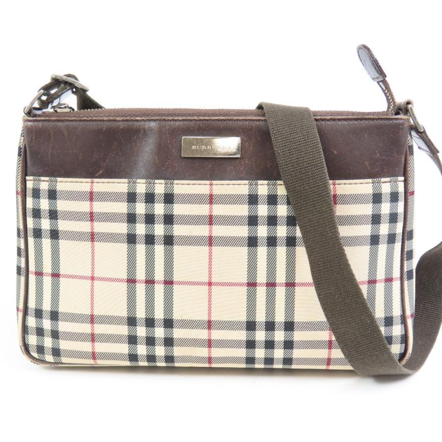BURBERRY（バーバリー） 中極美品 ノバチェック 斜め掛けOK ショルダー 