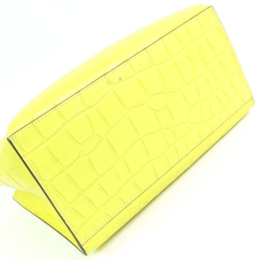 FURLA（フルラ） 外美品 ERA S TOTE ハンドバッグ トートバッグ クロコ 