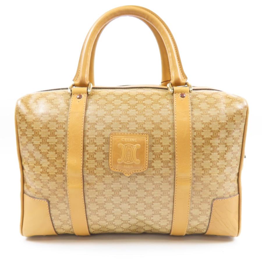 CELINE（セリーヌ） 中美品 マカダム 総柄 ミニボストンバッグ 