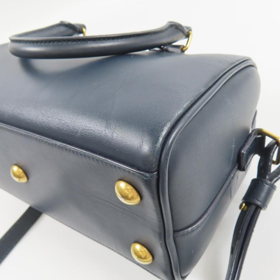 値下げ サンローラン☆ベイビーダッフル☆ネイビー SAINT LAURENT サンローラン ベイビーダッフル 2WAY ショルダーバッグ