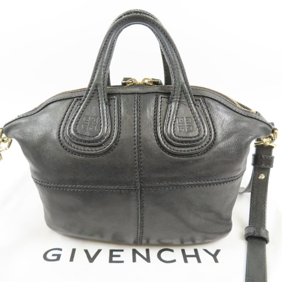 中美品 GIVENCHY ジバンシィ ナイチンゲール マイクロ 2WAY ショルダー 