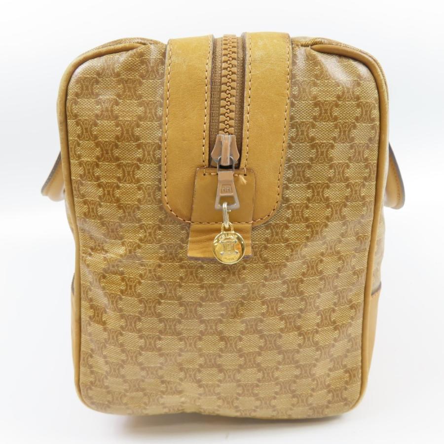 CELINE（セリーヌ） 中美品 マカダム 総柄 ミニボストンバッグ 