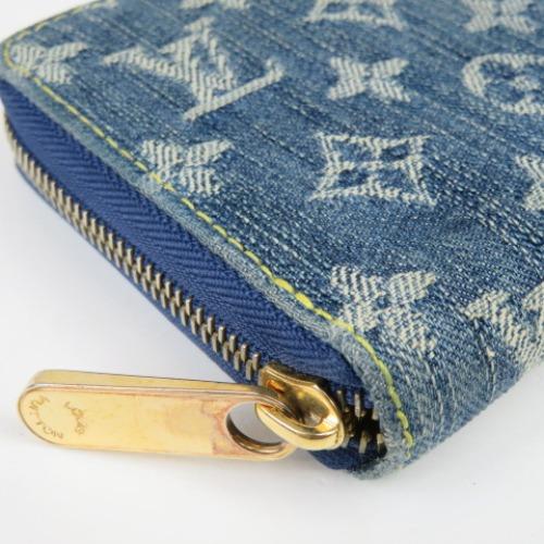 LOUIS VUITTON 美品 ルイヴィトン ジッピー モノグラムデニム LOUIS VUITTON 美品 ルイヴィトン ジッピー モノグラムデニム