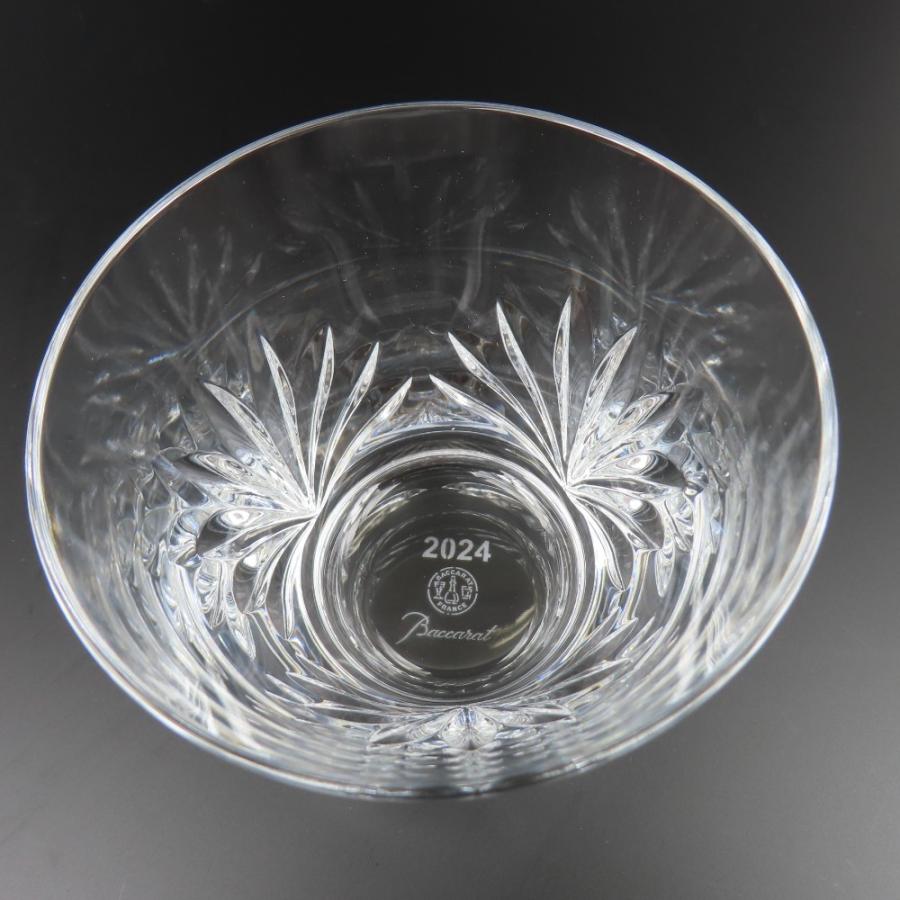 未使用品 Baccarat バカラ 展示品 現行 ルテシア 2024 イヤータンブラー ロックグラス コップ グラス クリスタル クリア ユニセックス【中古】の画像