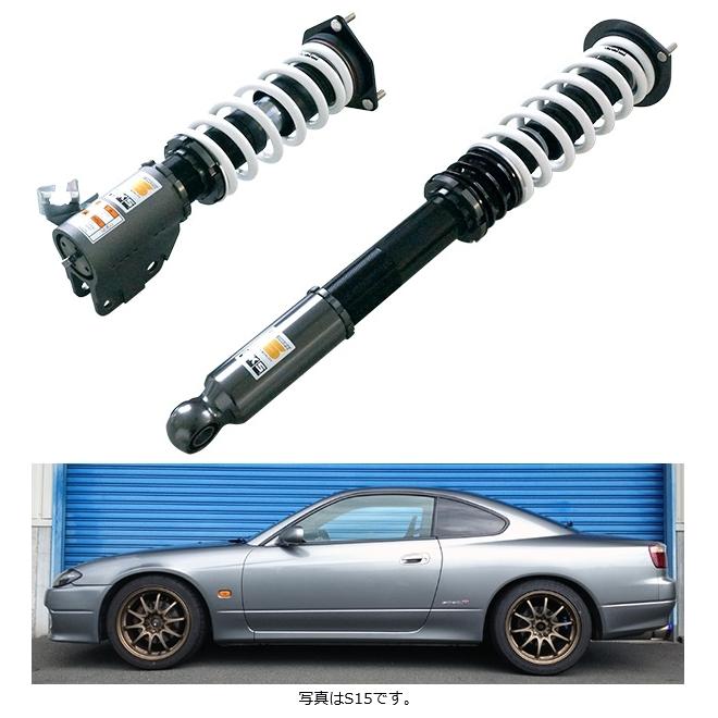 (個人宅配送可)  HKS HIPERMAX S (ハイパーマックスS) 車高調 シルビア S14 (Ftゴムアッパーマウント仕様) (93/10-98/12) (80300-AN002)｜hybs22011｜03