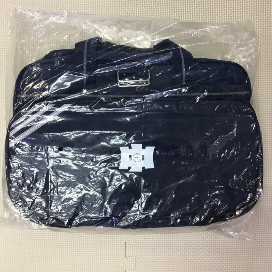 新品) 大阪府 玉川中学校 スクールバッグ 横長型 3WAY式 /ショルダー