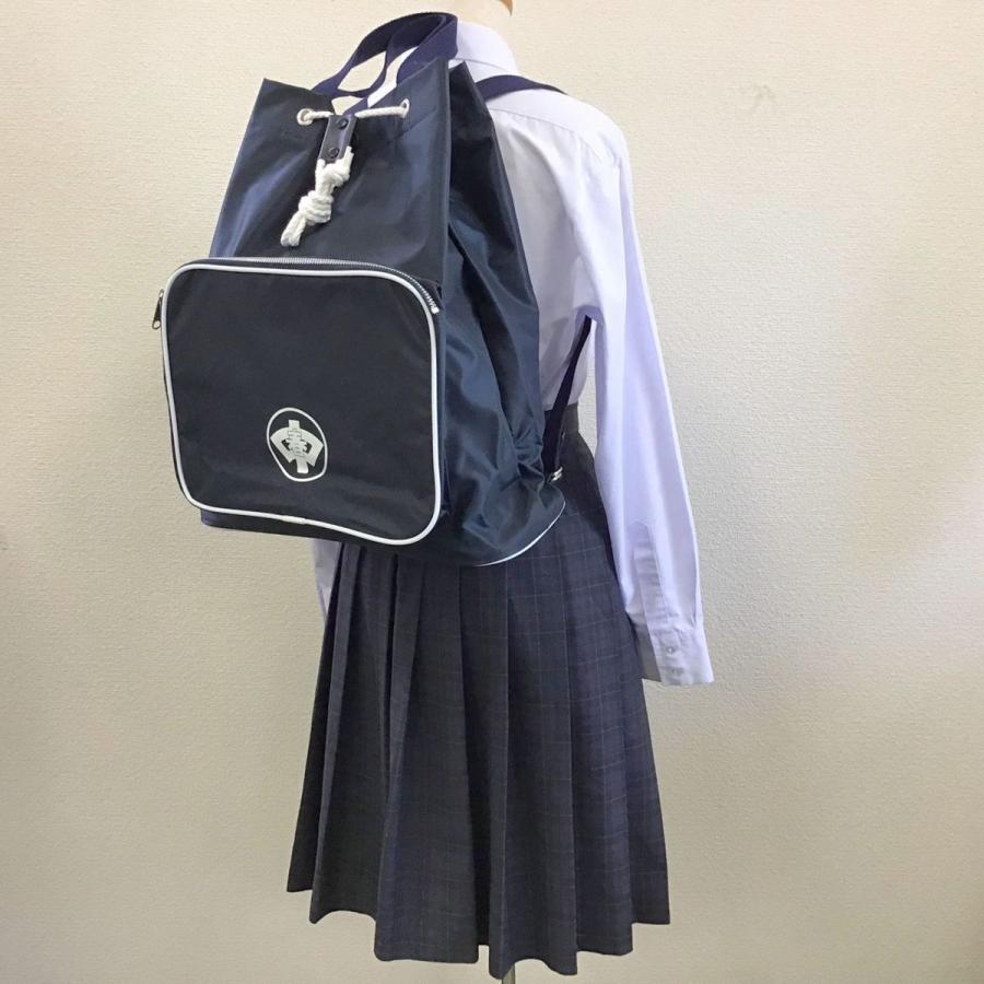 新品) 大阪府 春日出中学校 サブバッグ(補助カバン) 2WAY式 /リュック