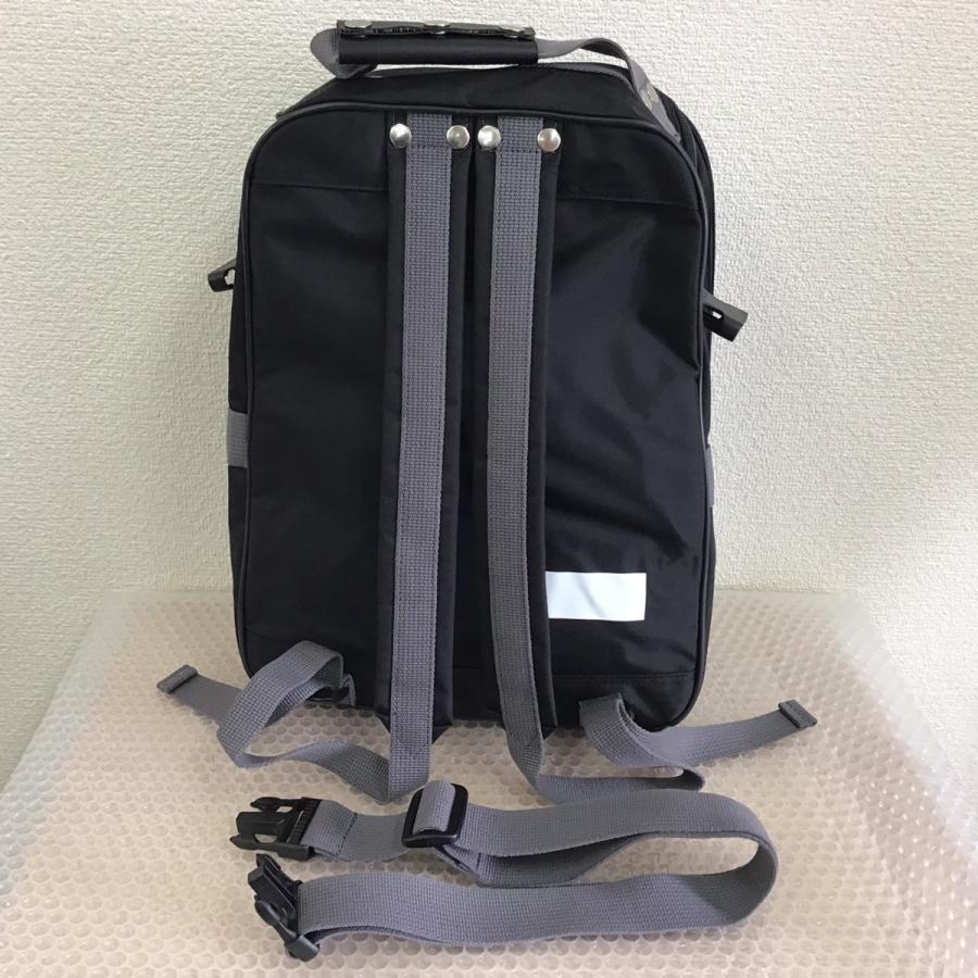 新品) 大阪府 上野芝中学校 スクールバッグ 縦長型 2WAY式 /リュック