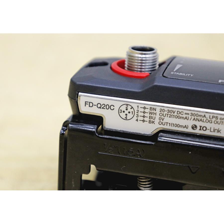 未使用? KEYENCE キーエンス クランプオン式流量センサー FD-Q20C 【フレックス】 流速測定 計測器