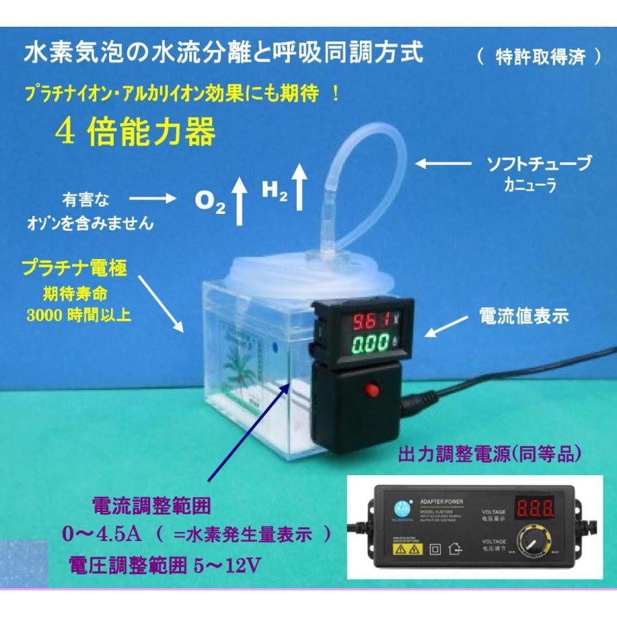 水素吸入器・水素吸引器(4倍能力型) : hycompact4 : 水素研 - 通販 