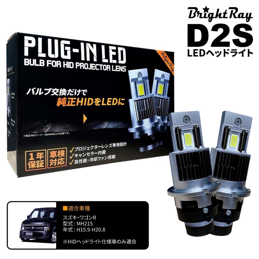 送料無料 1年保証 スズキ ワゴンR MH21S (H15.9-H20.8) 純正HID用