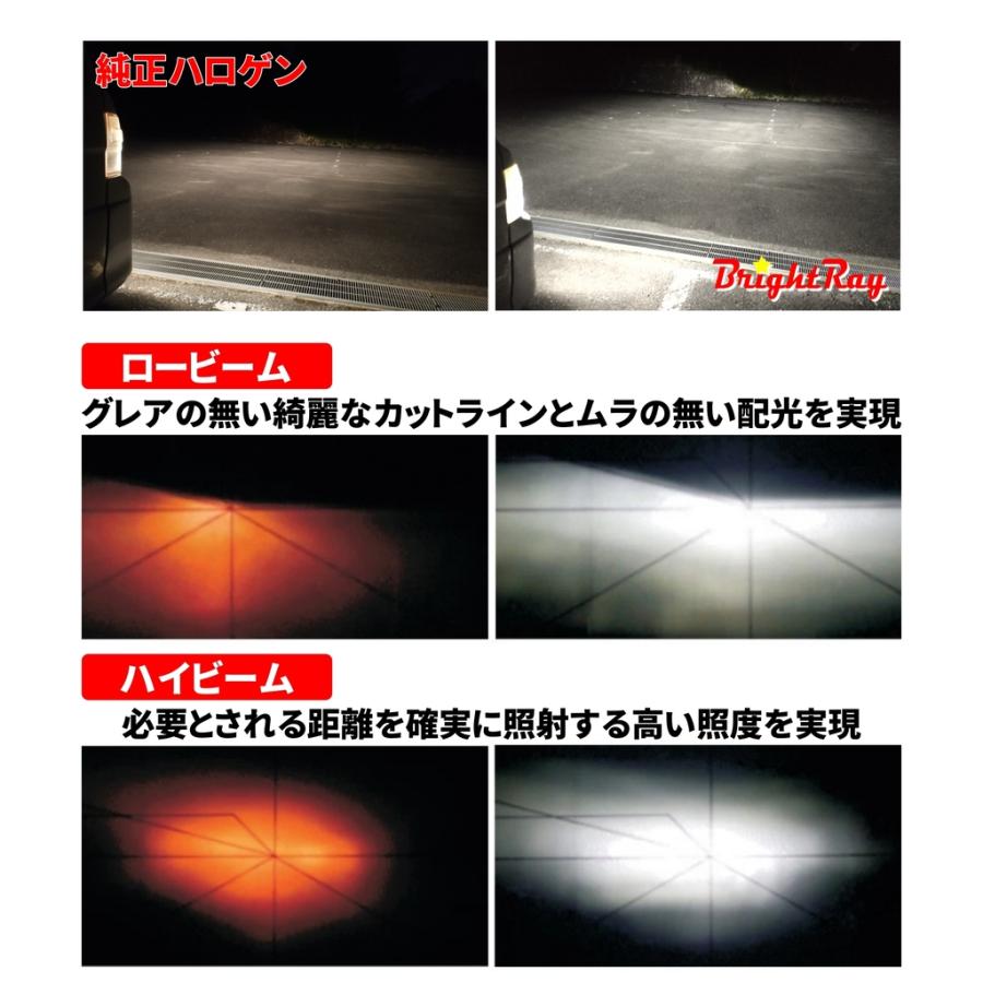 タントエグゼ 　L455S L465S LED ヘッドライト バルブ H4 Hi/Lo 6000K 車検対応 新基準対応 2年保証 　ブライトレイ｜hycompany｜04