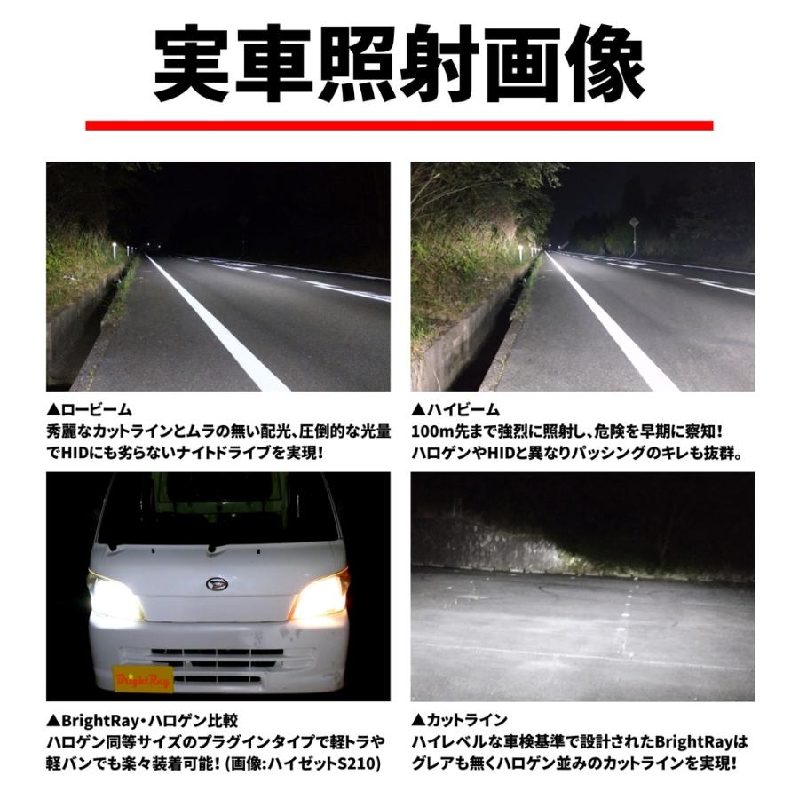 BrightRay(ブライトレイ) クリッパー U71V U72V LED ヘッドライト