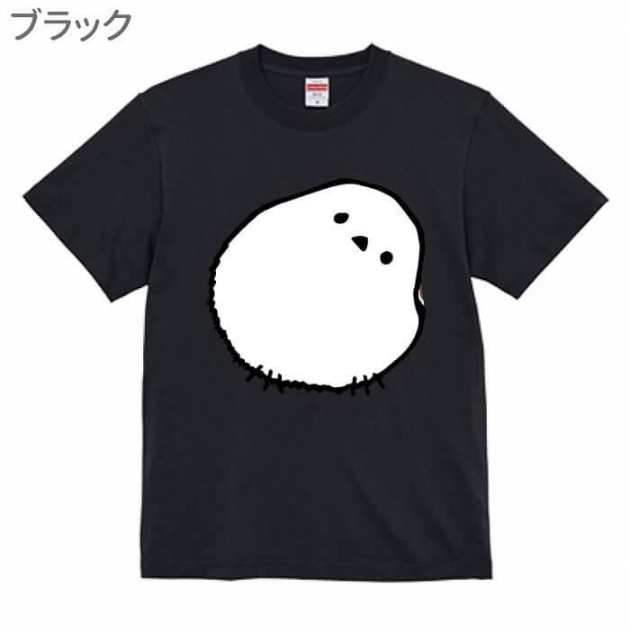 シマエナガ Tシャツ かしげるシマエナガ 大 オーバーサイズ ビッグ