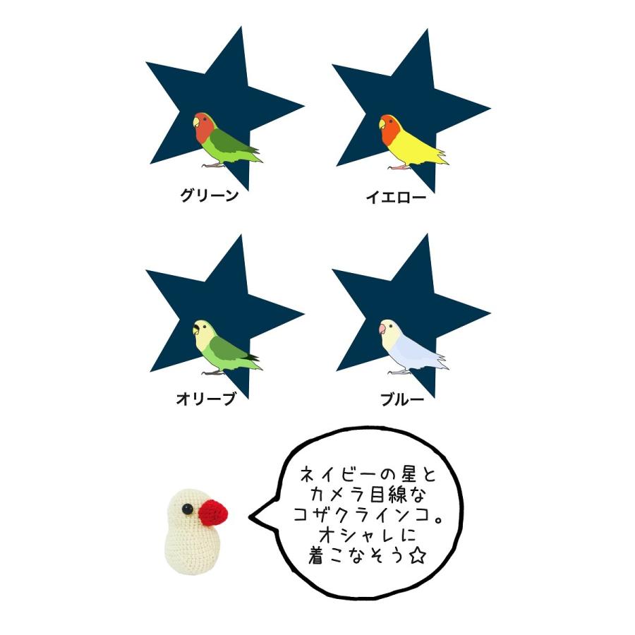 243 インコ Tシャツ 9 星とコザクラインコ Its 文鳥グッズのhydaway 通販 Yahoo ショッピング
