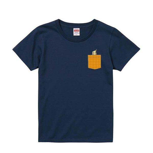 インコ Tシャツ ポケット風 オカメインコ 小鳥 鳥 鳥好き 雑貨 インコ Tシャツ ポケット風 オカメインコ 小鳥 鳥 鳥好き 雑貨