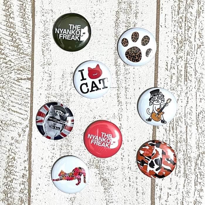 送料無料】 ネコ 缶バッジ 選べる5個セット 缶バッチ バッジ