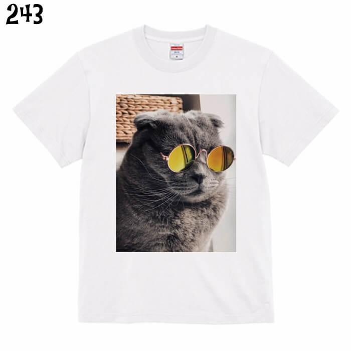 ネコ Tシャツ サングラスをかけたネコ 猫 ネコ好き 可愛い 雑貨