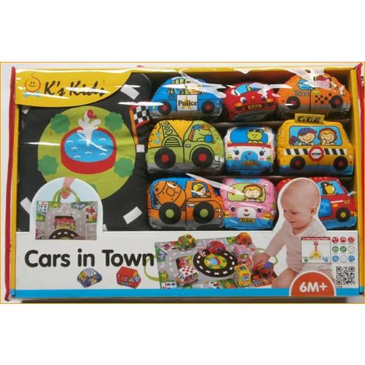 超安い ベビーおもちゃ 車 電車 知育玩具 K 039 S Kids 布製おもちゃ カーズインタウン Materialworldblog Com