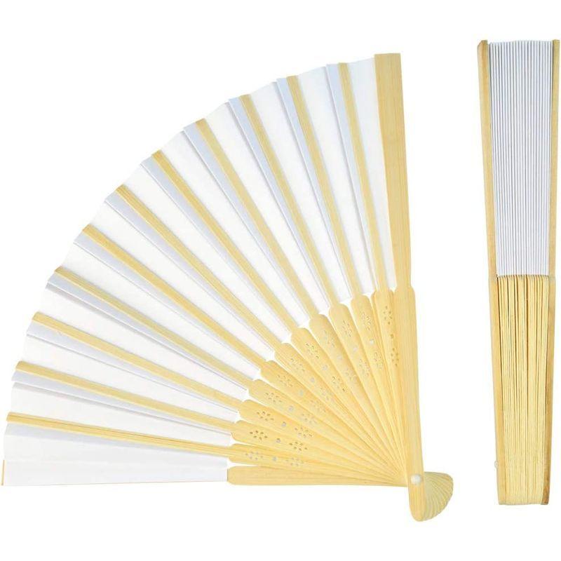Sale 70 Off 30本入り 扇子 Cnomg 絵画 ファン 無地 Diy 折りたたみ式 ホワイト Materialworldblog Com