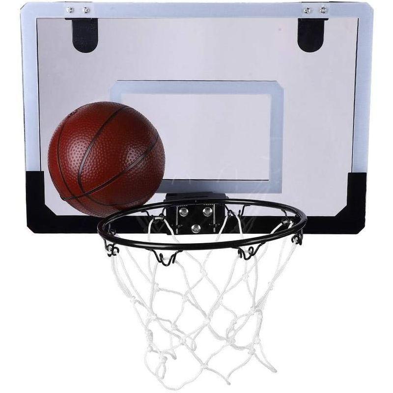 バスケットボード バスケットボールフープ 壁掛け 屋内屋外バスケットボールターゲット バックボードとレンチ付き 子供用バスケットボールボード