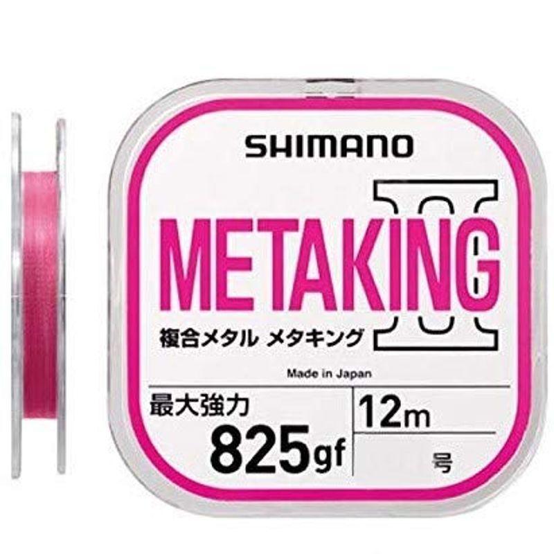 シマノ(SHIMANO) メタルライン メタキングII 2021 LG-A11U ピンク 12m 鮎 :20210728100330