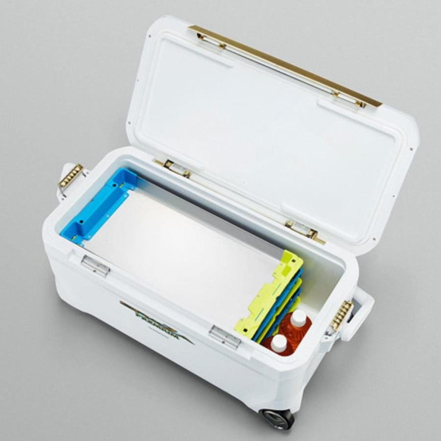 シマノ(SHIMANO) イカ 冷えキントレー 3枚セット イエローブルー L AC-C82R エギング クーラーボックス イエローブルー SHIMANO イカ 冷えキントレー 3枚セット AC C82R エギング クーラーボックス サイズ スペーザ