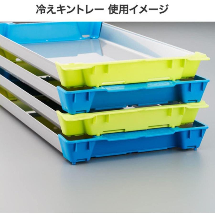 シマノ(SHIMANO) イカ 冷えキントレー 3枚セット イエローブルー L AC-C82R エギング クーラーボックス イエローブルー SHIMANO イカ 冷えキントレー 3枚セット AC C82R エギング クーラーボックス サイズ スペーザ