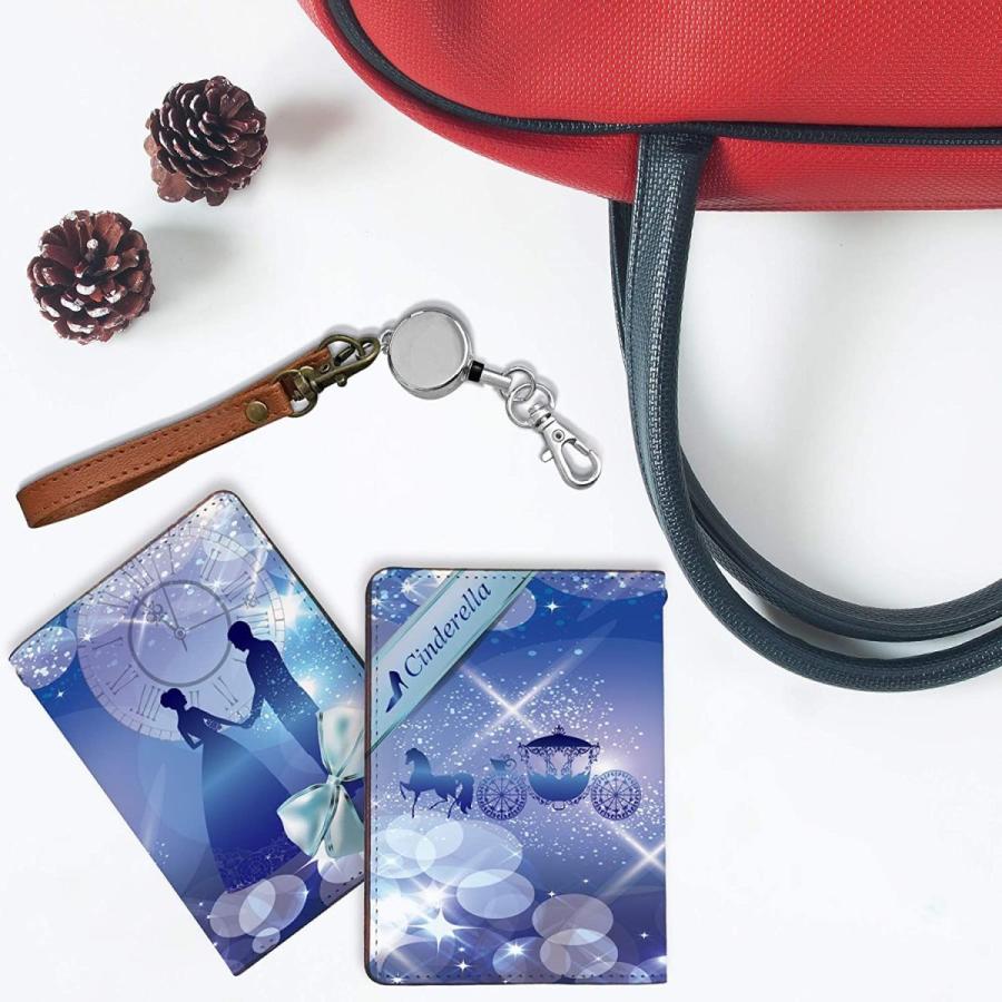 パスケース 定期入れ リール付き かわいい シンデレラ シルエット 青 キャラ イラスト 二つ折り 中がみえない おしゃれ レディース 童話 Hydrangea Field 通販 Yahoo ショッピング
