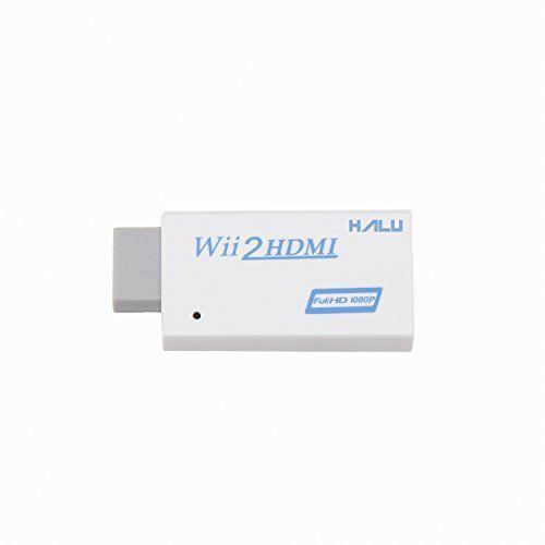 ハル電子 Wii HDMI コンバーター 720p 1080p HD 全部Wii 音声ポート付き ディスプレイモード対 新作 大人気 変換 3.5mm 冬バーゲン