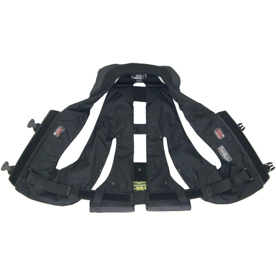 驚きの安さ Hit-air(無限電光)エアーバッグベストブラックL MLV-RC